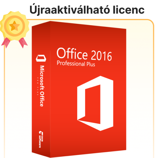 Office Pro Plus 2016 licenc – Microsoft fiók társítással