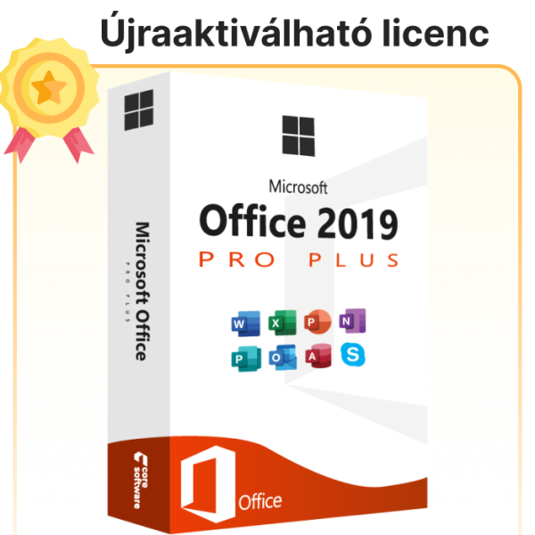 Office Pro Plus 2019 licenc – Microsoft fiók társítással