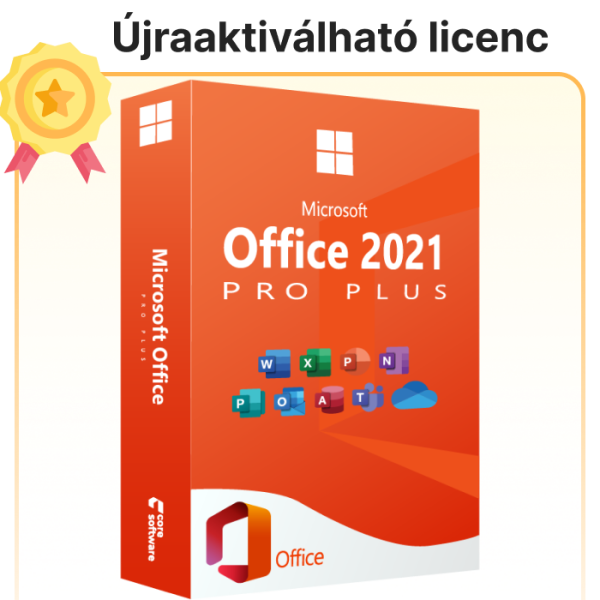 Office Pro Plus 2021 licenc – Microsoft fiók társítással