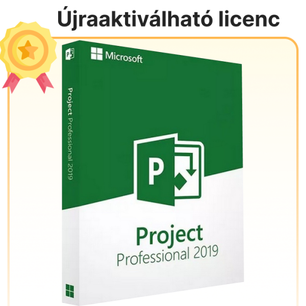 Project Pro 2019 licenc – Microsoft fiók társítással