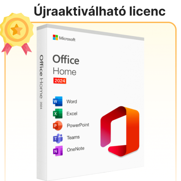 Office Home 2024 Retail licenc Windows/MAC – Microsoft fiók társítással