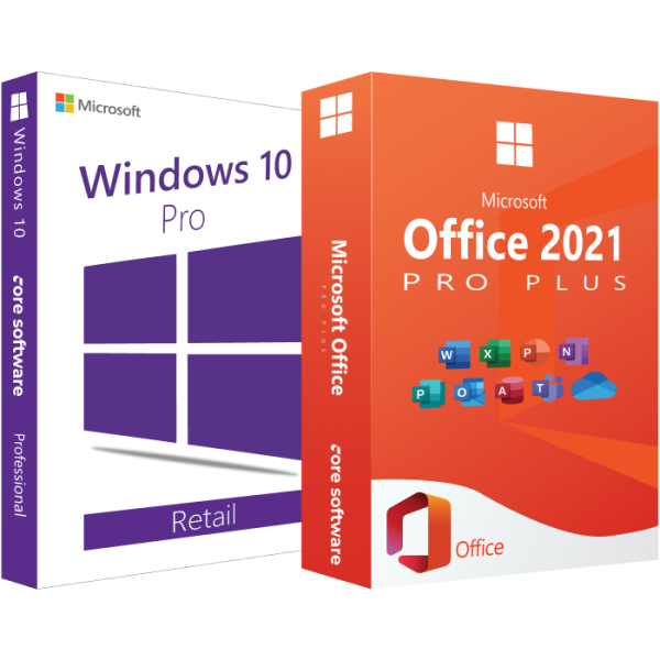 Windows 10 Pro Retail licenc + Office Pro Plus 2021 (online aktiválás)