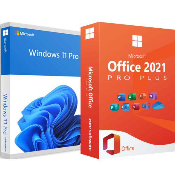 Windows 11 Pro Retail licenc + Office Pro Plus 2021 (online aktiválás)